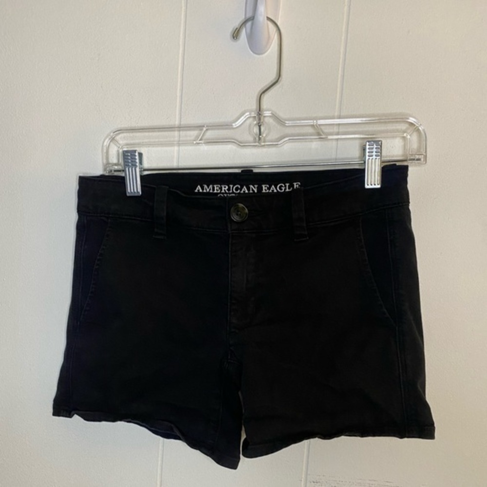 Black Midi American Eagle Shorts SIZE 2